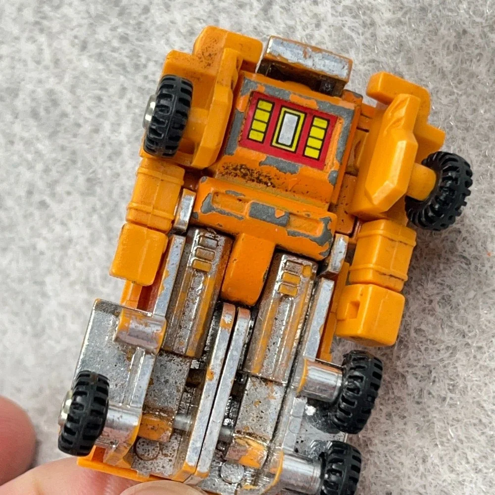 Vintage GoBots Guardian DUMPER MR-09 Yellow Dump Truck Dozer Motorcycle Lot